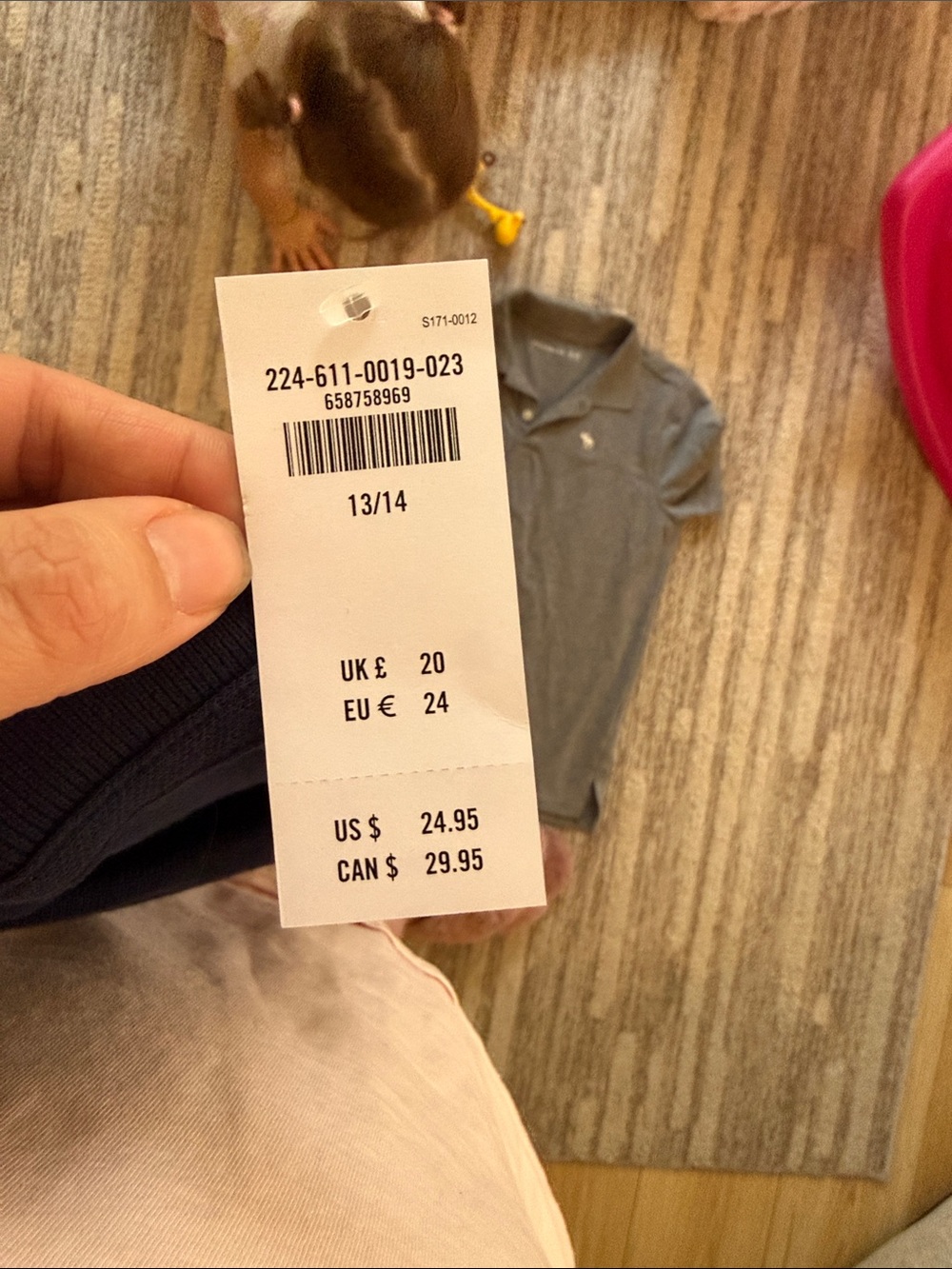abercrombie kids Navy and Gray Polo Twin Pack - Picture 3 of 4